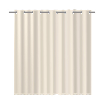 Шторка для ванной бежевая Fixsen Linum FX-1535A