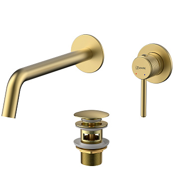 Смеситель Beluga LMF-8033B-BRLG для раковины, встраиваемый