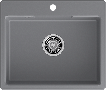 GRANFEST Мойка URBAN 658  1-чаша 580*490мм темно-серый арт.GF-UR- GRANFEST Мойка URBAN 658  1-чаша 580*490мм темно-серый арт.GF-UR-