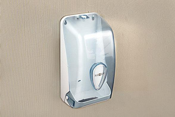 Диспенсер для туалетной бумаги пластиковый синий 290*140*160, шт