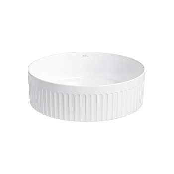 Накладная раковина для ванной комнаты Wellsee Festive Fox 2.0 319602000: круглая раковина, ширина ум