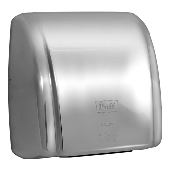 Электросушитель для рук PUFF-8851S высокоскоростной, антивандальный, хром 2,1 кВт (1401.304)