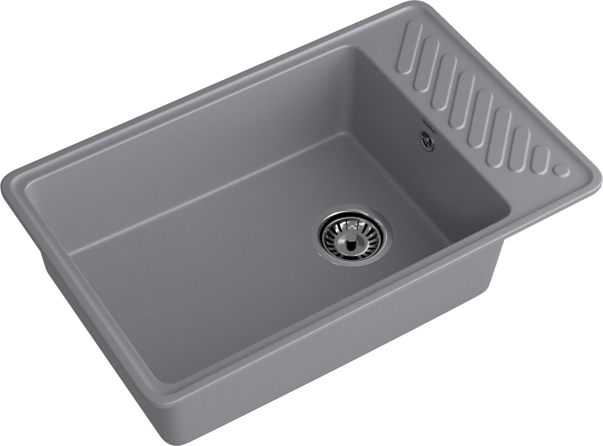 GranFest QUARZ (GF-ZL51) Мойка для кухни 760*480мм (темно-серый) GranFest QUARZ (GF-ZL51) Мойка для кухни 760*480мм (темно-серый)