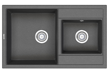 Кухонная мойка GRANULA (8201, ГРАФИТ) Кухонная мойка GRANULA (8201, ГРАФИТ)