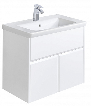 UP Тумба под раковину GAP 80, белый глянец, ROCA