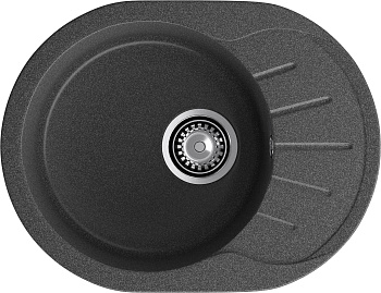 GRANFEST Мойка композит RONDO GF-R--580L  чаша с крылом 579*445мм графит арт.GF- GRANFEST Мойка композит RONDO GF-R--580L  чаша с крылом 579*445мм графит арт.GF-