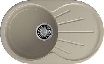 GRANFEST Мойка композит RONDO GF-R--750L  чаша с крылом 750*460мм   топаз арт.GF- GRANFEST Мойка композит RONDO GF-R--750L  чаша с крылом 750*460мм   топаз арт.GF-