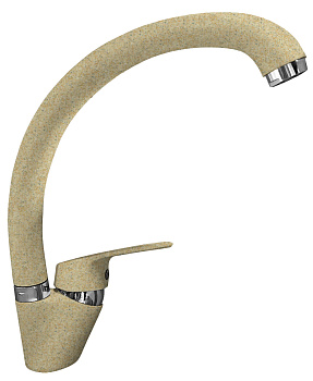 GranFest QUARZ Смеситель для кухни боковой D-35mm (бежевый)