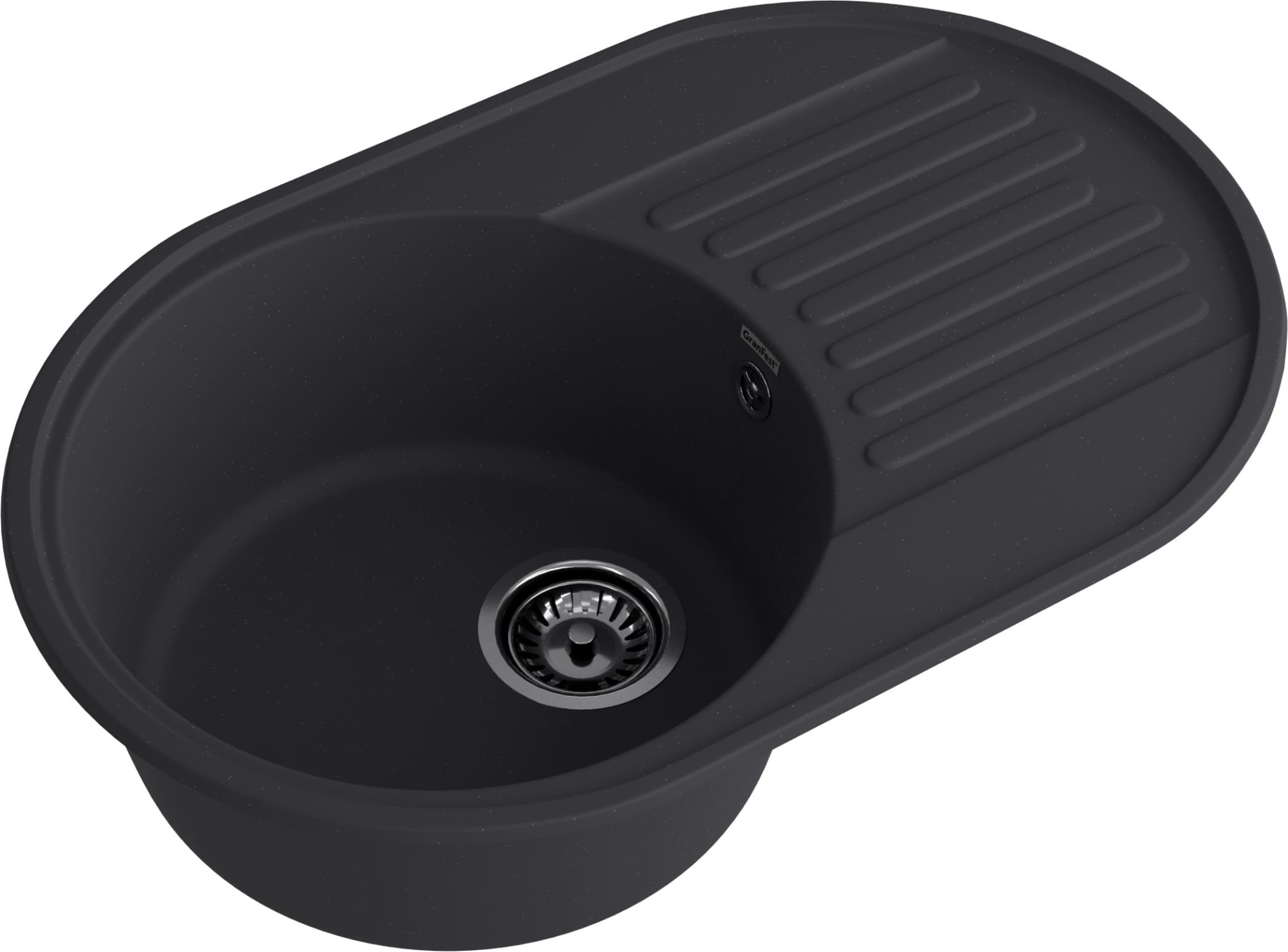 GranFest QUARZ (ECO-18) Мойка чаша+кр 740*480 (черный) GranFest QUARZ (ECO-18) Мойка чаша+кр 740*480 (черный)