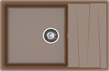 GRANFEST Мойка композит LEVEL , GF-LV-760L, чаша+крыло 760*500, терракот GRANFEST Мойка композит LEVEL , GF-LV-760L, чаша+крыло 760*500, терракот