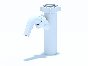 Отвод ст. машины 1 1/2*40, ANI PLAST