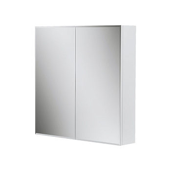 Шкаф зеркальный Geometry 70, подвесной, белый, VOLNA