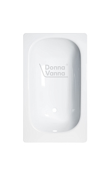 DONNA VANNA Ванна стальная 120x70x40 cм. с опорной подставкой, без ранта, белая орхидея, ВИЗ DONNA VANNA Ванна стальная 120x70x40 cм. с опорной подставкой, без ранта, белая орхидея, ВИЗ