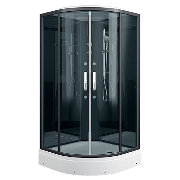 Душевая кабина ERLIT 57 серия ER571017-C24-RUS тонированное стекло