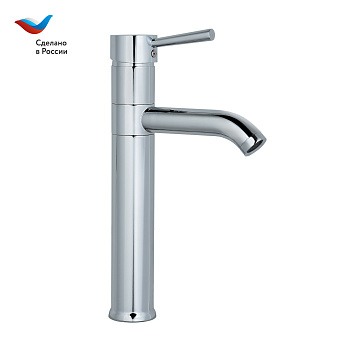 ГОРОД Смеситель для умывальника с высоким корпусом, одноручный, СЛАВЕН, Д11