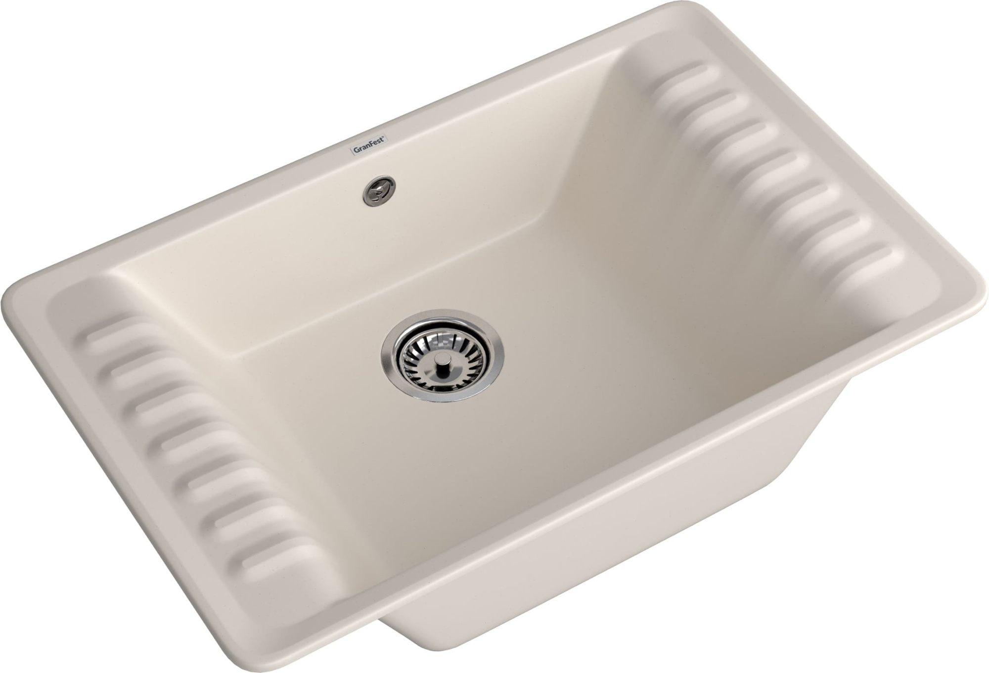 GranFest QUARZ (GF-ZW71) Мойка для кухни 760*480мм (белый) GranFest QUARZ (GF-ZW71) Мойка для кухни 760*480мм (белый)