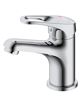 Смеситель ROSSINKA B35-13 для раковины монолитный, хром