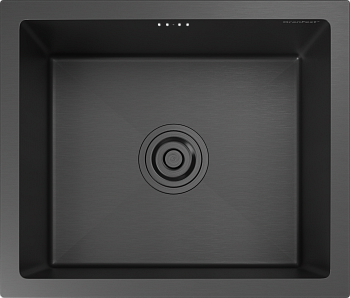 GranFest METAL (4538) Мойка нерж.1 чаша 450*380*215 мм, графит GranFest METAL (4538) Мойка нерж.1 чаша 450*380*215 мм, графит