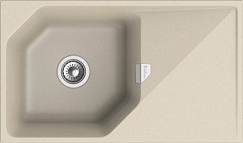 RIVELATO Мойка LOCUS 85  1-чаш 850*500 beige scuro арт.