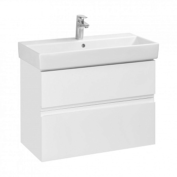 OLETA Тумба под раковину Oleta 80, 2 ящ., белый глянец