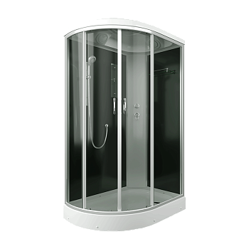 Душевая кабина ERLIT 35 серия ER3512PR-C4-RUS тонированное стекло