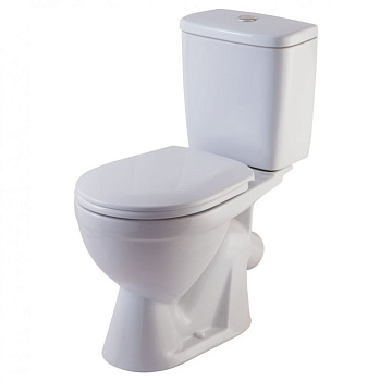 ЛИРА ЛЮКС Унитаз-компакт накл. вып., сид. п/п с сист. soft-close, арм.2-х уровн.(Уклад), белый ROSA ЛИРА ЛЮКС Унитаз-компакт накл. вып., сид. п/п с сист. soft-close, арм.2-х уровн.(Уклад), белый ROSA