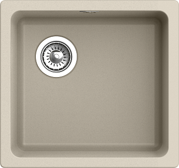 RIVELATO Мойка BERKANA 45 подст.монтаж 1-чаш 485*455 beige scuro арт. RIVELATO Мойка BERKANA 45 подст.монтаж 1-чаш 485*455 beige scuro арт.