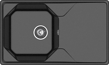 GRANFEST Мойка композит UNIQUE, GF-U-840L, чаш+кр 840*500, черный GRANFEST Мойка композит UNIQUE, GF-U-840L, чаш+кр 840*500, черный