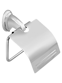 Держатель для туалетной бумаги с крышкой "Solinne", 15052, Коллекция Classic