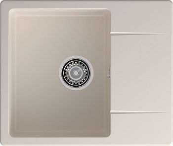 GRANFEST Мойка URBAN 258L 1-чаша+крыло 580*490мм белый арт.GF-UR- GRANFEST Мойка URBAN 258L 1-чаша+крыло 580*490мм белый арт.GF-UR-