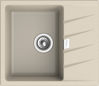 RIVELATO Мойка RAUM 58  1-чаша 580*500мм beige scuro арт. RIVELATO Мойка RAUM 58  1-чаша 580*500мм beige scuro арт.