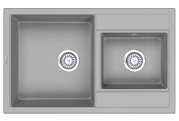 Кухонная мойка GRANULA (8201, АЛЮМИНИУМ) Кухонная мойка GRANULA (8201, АЛЮМИНИУМ)