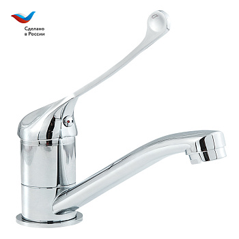 ХИРУРГ Смеситель для мойки, локтевой,  излив 150 мм,одноручный., СЛАВЕН, Х20