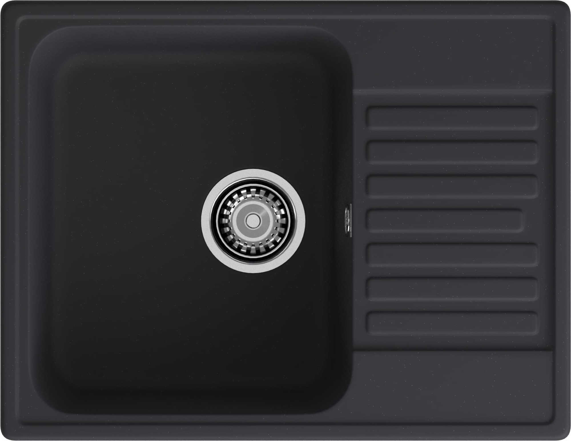 GranFest QUARZ (ECO-13) Мойка чаша+кр 620*480 (черный) GranFest QUARZ (ECO-13) Мойка чаша+кр 620*480 (черный)