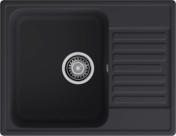 GranFest QUARZ (ECO-13) Мойка чаша+кр 620*480 (черный) GranFest QUARZ (ECO-13) Мойка чаша+кр 620*480 (черный)