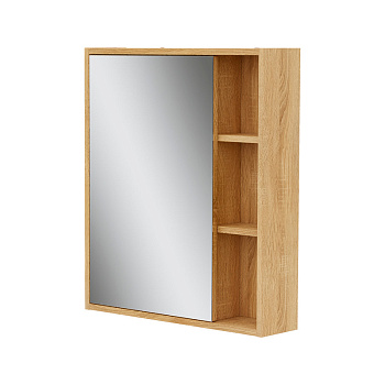 Шкаф зеркальный Osmond 60, повесной, дуб сонома, VOLNA