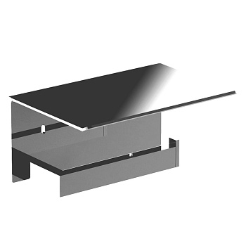 Держатель для туалетной бумаги с полочкой для мобильного телефона Corinto хром  16878.B Держатель для туалетной бумаги с полочкой для мобильного телефона Corinto хром  16878.B