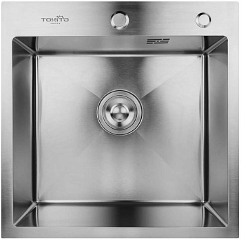 Кухонная мойка TOKITO OKA врезная 50х50 см нержавеющая сталь (TOK-OKA-5050-ST) Кухонная мойка TOKITO OKA врезная 50х50 см нержавеющая сталь (TOK-OKA-5050-ST)