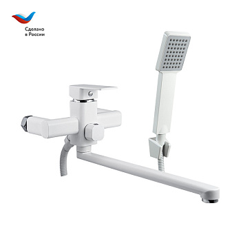 ЦВЕТ Смеситель для ванны,одноручный,Н31 белый, СЛАВЕН, Н3Б, ПОД ЗАКАЗ