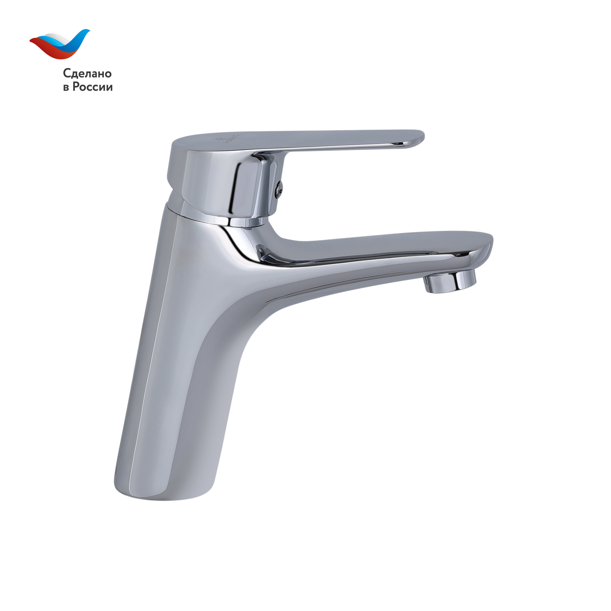 КОТТЕДЖ Смеситель для умывальника с литым изливом, одноручный, СЛАВЕН, Г10