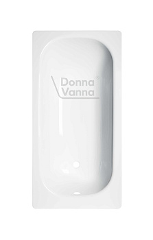 DONNA VANNA Ванна стальная 140x70x40 cм. с опорной подставкой, без ранта, белая орхидея, ВИЗ DONNA VANNA Ванна стальная 140x70x40 cм. с опорной подставкой, без ранта, белая орхидея, ВИЗ
