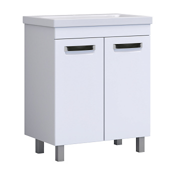 Тумба под раковину VIGO Plaza 70 напольная белый (tn.PLA.COM.70.2D)