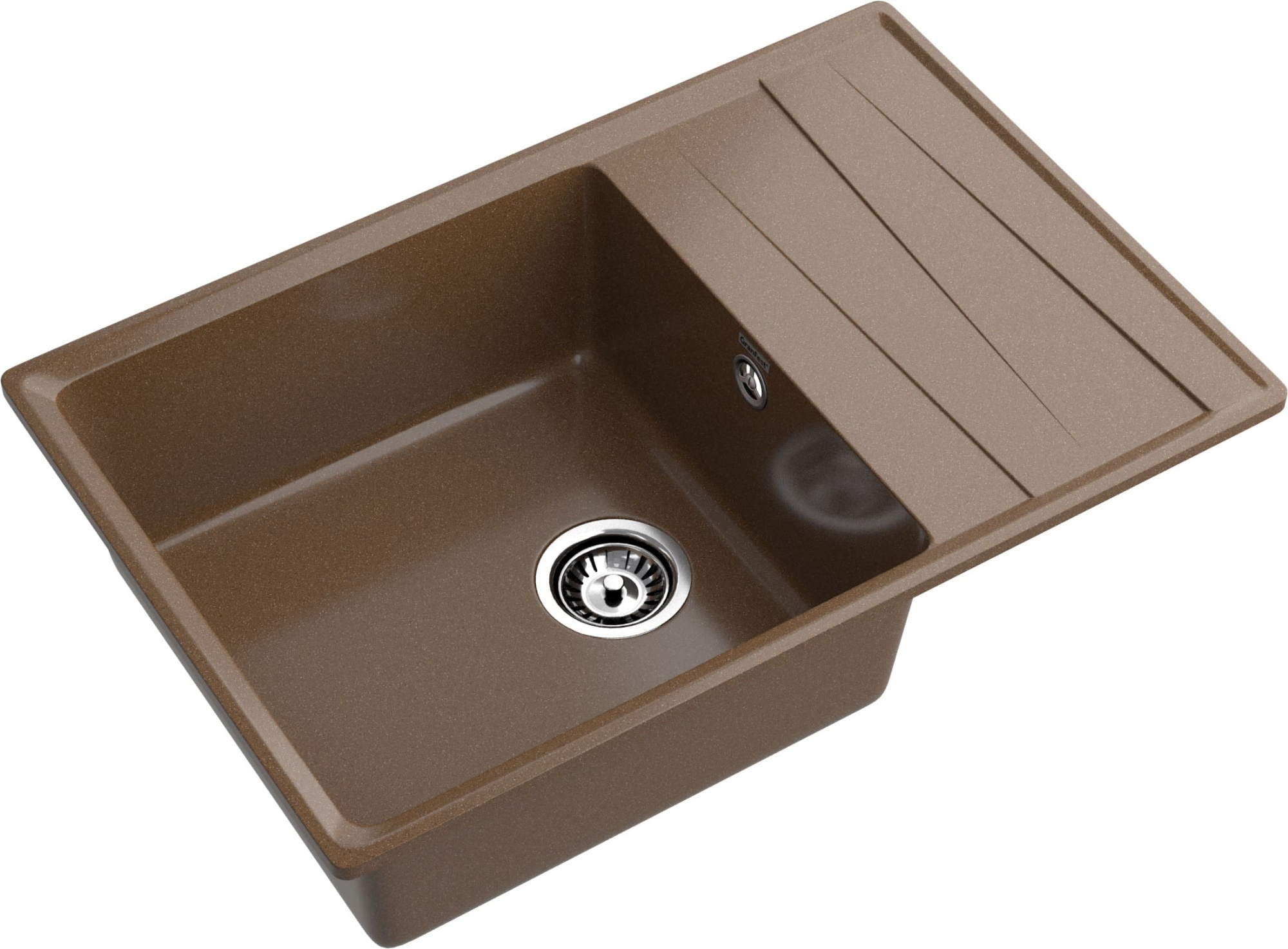 GRANFEST Мойка композит LEVEL , GF-LV-760L, чаша+крыло 760*500, терракот GRANFEST Мойка композит LEVEL , GF-LV-760L, чаша+крыло 760*500, терракот