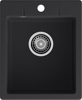 GRANFEST Мойка URBAN 240  1-чаша 400*490мм черный арт.GF-UR- GRANFEST Мойка URBAN 240  1-чаша 400*490мм черный арт.GF-UR-