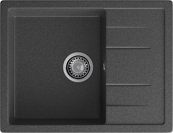 GRANFEST Мойка композит QUADRO GF-Q--650L чаша с крылом  650*500мм графит арт.GF- GRANFEST Мойка композит QUADRO GF-Q--650L чаша с крылом  650*500мм графит арт.GF-
