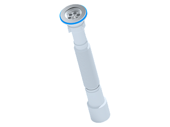 Сифон для мойки АНИ Пласт G206 1 1/4 дюйма 40/50 гофрированный 391-801