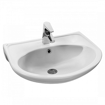 БОРЕАЛЬ Умывальник 60 см., хр.кольцо, крепление, САНТЕК БОРЕАЛЬ Умывальник 60 см., хр.кольцо, крепление, САНТЕК