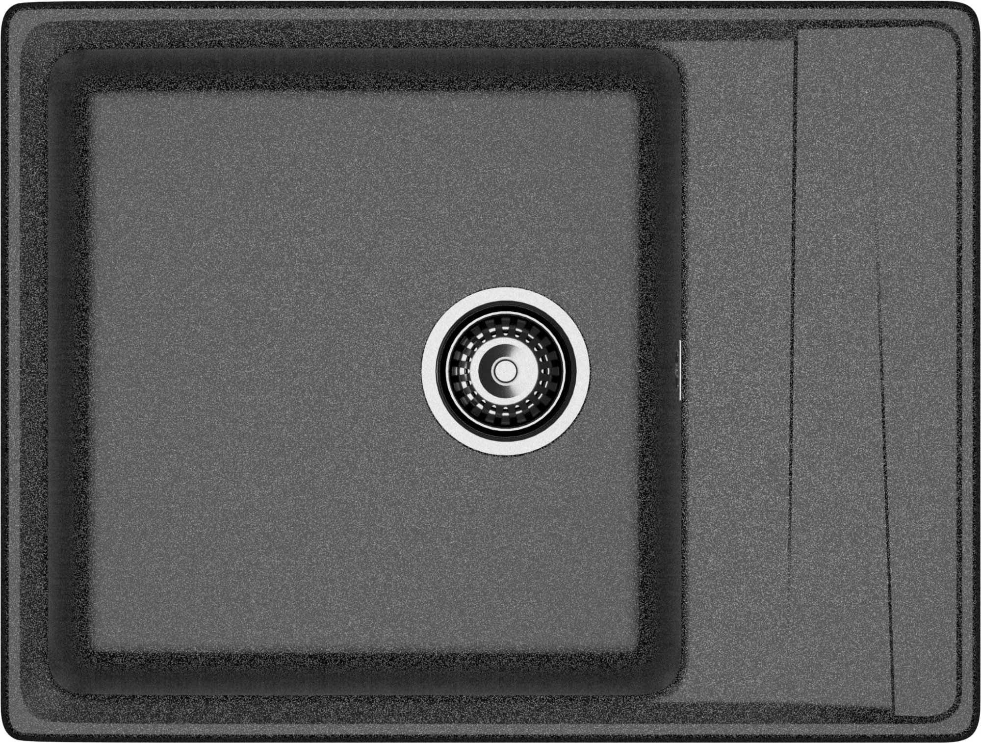 GRANFEST Мойка композит LEVEL, GF-LV-660L, чаш+кр 660*500, графит GRANFEST Мойка композит LEVEL, GF-LV-660L, чаш+кр 660*500, графит
