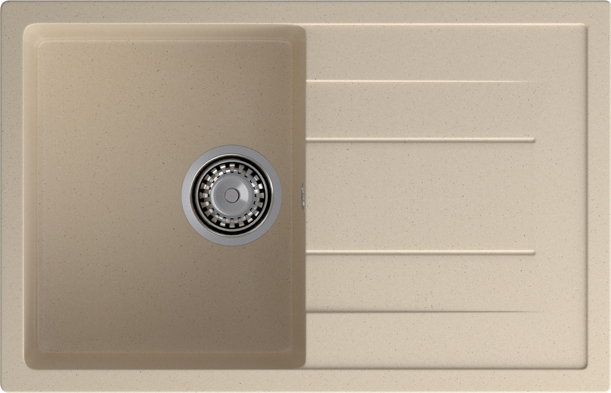 GRANFEST Мойка композит QUADRO GF-Q--780L  чаша с крылом 780*500 мм, кашемир GRANFEST Мойка композит QUADRO GF-Q--780L  чаша с крылом 780*500 мм, кашемир