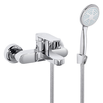 Смеситель для ванны с коротким литым изливом, одноручный, СЛ-ОД-Г33, Славен